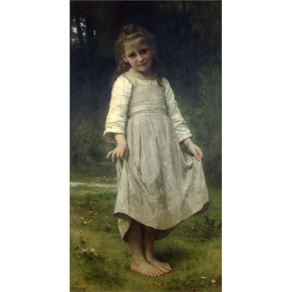 William Bouguereau - The Curtsey