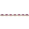 Image 3 : 30.88 ctw Ruby and 2.91 ctw Diamond 925 Silver Necklace