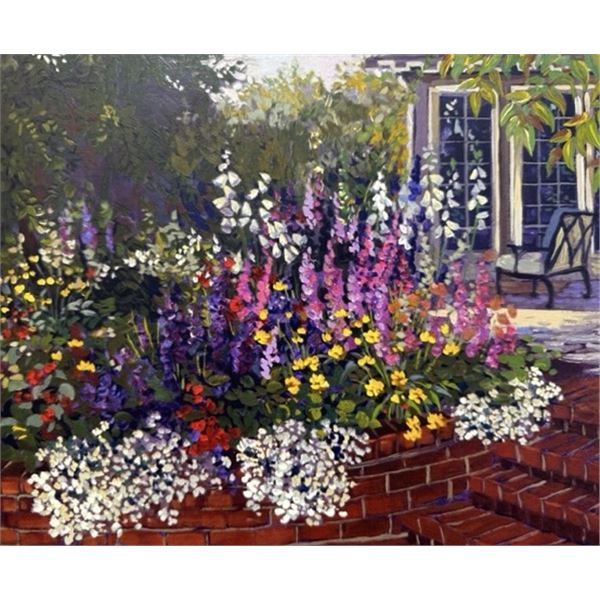 Red Brick Garden by John Powell