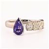 Image 2 : 1.47 ctw UNHEATED Blue Sapphire and 1.00 ctw Diamond 18K White Gold Ring (GIA CE
