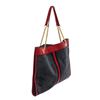 Image 3 : Gucci Navy Red Suede Leather Large NY Yankees Rajah Chain Tote Bag