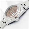 Image 5 : Rolex Stainless Steel Sapphire Quickset Salmon Arabic Datejust Wristwatch 26MM