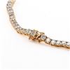 Image 3 : 27.76 ctw Diamond 18K Yellow Gold Tennis Necklace