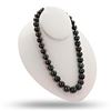 Image 1 : 11mm to 14mm Tahitian Pearl 14K White Gold Necklace