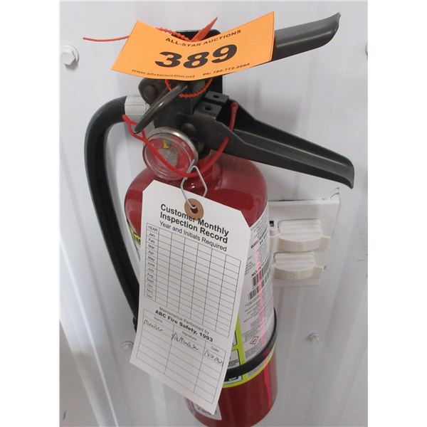 FIRE EXTINGUISHER (APPROX. 5 LB) (EXPIRED)