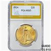 Image 1 : 1924 $20 Gold Double Eagle PGA MS65