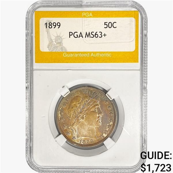 1899 Barber Half Dollar PGA MS63+
