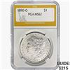 Image 1 : 1890-O Morgan Silver Dollar PGA MS62