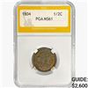 Image 1 : 1804 Draped Bust Half Cent PGA MS61