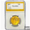 Image 1 : 1907 $10 Gold Eagle PGA MS64