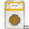 Image 1 : 1837 Capped Bust Half Dollar PGA MS64