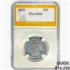 Image 1 : 1859 Seated Liberty Quarter PGA MS66