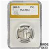 Image 1 : 1928-D Standing Liberty Quarter PGA MS63