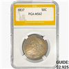 Image 1 : 1837 Capped Bust Half Dollar PGA MS62
