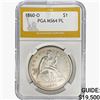 Image 1 : 1860-O Seated Liberty Dollar PGA MS64 PL