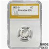 Image 1 : 1935-D Mercury Silver Dime PGA MS64 FSB