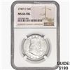 Image 1 : 1949-D Franklin Half Dollar NGC MS64 FBL