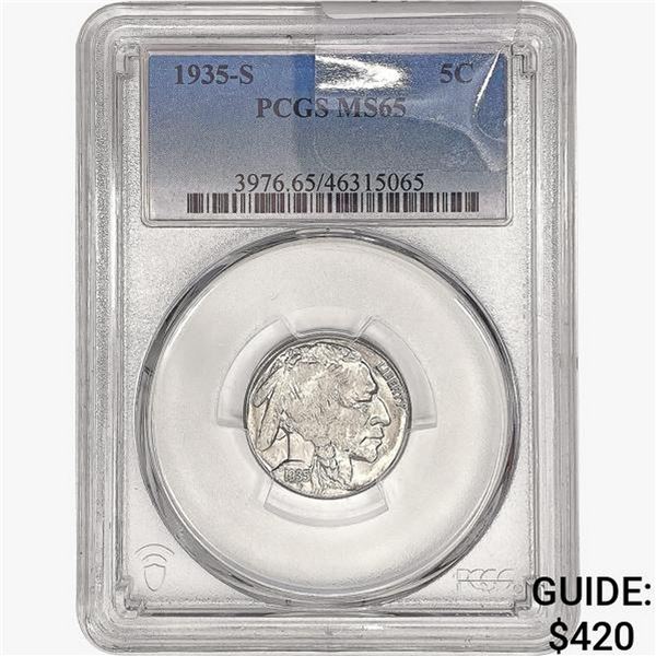 1935-S Buffalo Nickel PCGS MS65