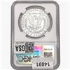 Image 2 : 1891 Morgan Silver Dollar NGC MS62