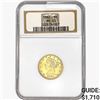 Image 1 : 1882 $5 Gold Half Eagle NGC MS63