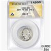 Image 1 : 1934 Washington Silver Quarter ANACS AG3 DDO FS-10