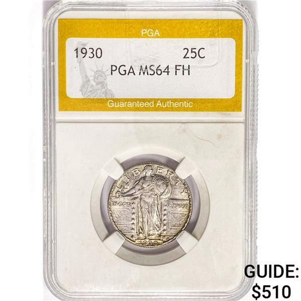1930 Standing Liberty Quarter PGA MS64 FH