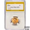 Image 1 : 1942 Wheat Cent PGA PR65 RED