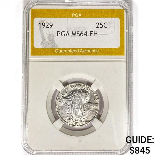 1929 Standing Liberty Quarter PGA MS64 FH