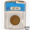 Image 1 : 1832 Coronet Head Large Cent ANACS EF40