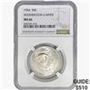 Image 1 : 1954 Washington Carver Half Dollar NGC MS66