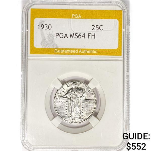 1930 Standing Liberty Quarter PGA MS64 FH