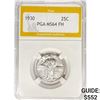 Image 1 : 1930 Standing Liberty Quarter PGA MS64 FH