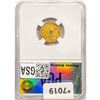 Image 2 : 1861 $2.50 Gold Quarter Eagle PGA MS61