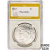 Image 1 : 1927 Silver Peace Dollar PGA MS61