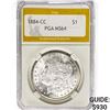 Image 1 : 1884-CC Morgan Silver Dollar PGA MS64