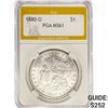 Image 1 : 1880-O Morgan Silver Dollar PGA MS61