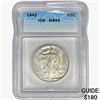 Image 1 : 1942 Walking Liberty Half Dollar ICG MS64