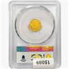 Image 2 : 1862 Rare Gold Dollar PCGS MS61 Repunch Date