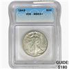 Image 1 : 1943 Walking Liberty Half Dollar ICG MS64+
