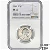 Image 1 : 1942 Washington Silver Quarter NGC PF65