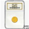 Image 1 : 1929 $2.50 Gold Quarter Eagle NGC MS63