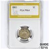 Image 1 : 1883 Shield Nickel PGA PR64