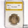 Image 1 : 1867-S Seated Liberty Half Dollar PGA MS60