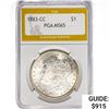 Image 1 : 1883-CC Morgan Silver Dollar PGA MS65