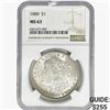 Image 1 : 1880 Morgan Silver Dollar NGC MS63
