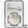 Image 1 : 1890 Morgan Silver Dollar NGC MS63