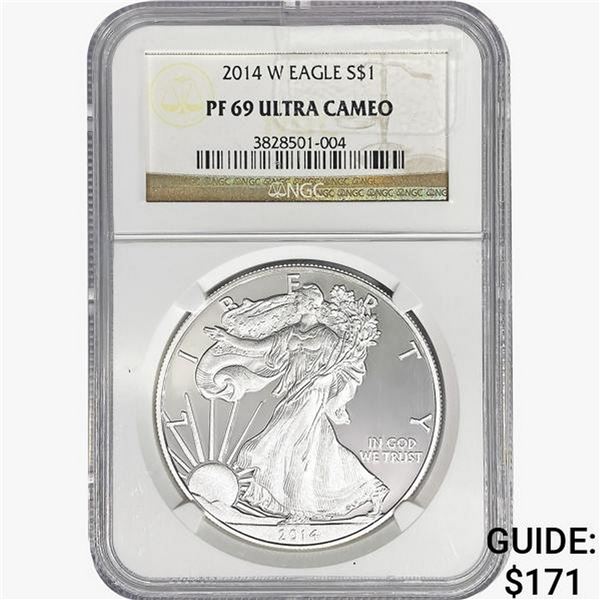 2014-W American 1oz Silver Eagle NGC PF69 UC