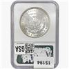 Image 2 : 1887 Morgan Silver Dollar NGC MS64