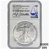 Image 1 : 2020 Silver Eagle NGC BU Signed A.S.E.