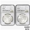 Image 1 : 1923-1924 [2] Silver Peace Dollar NGC MS63